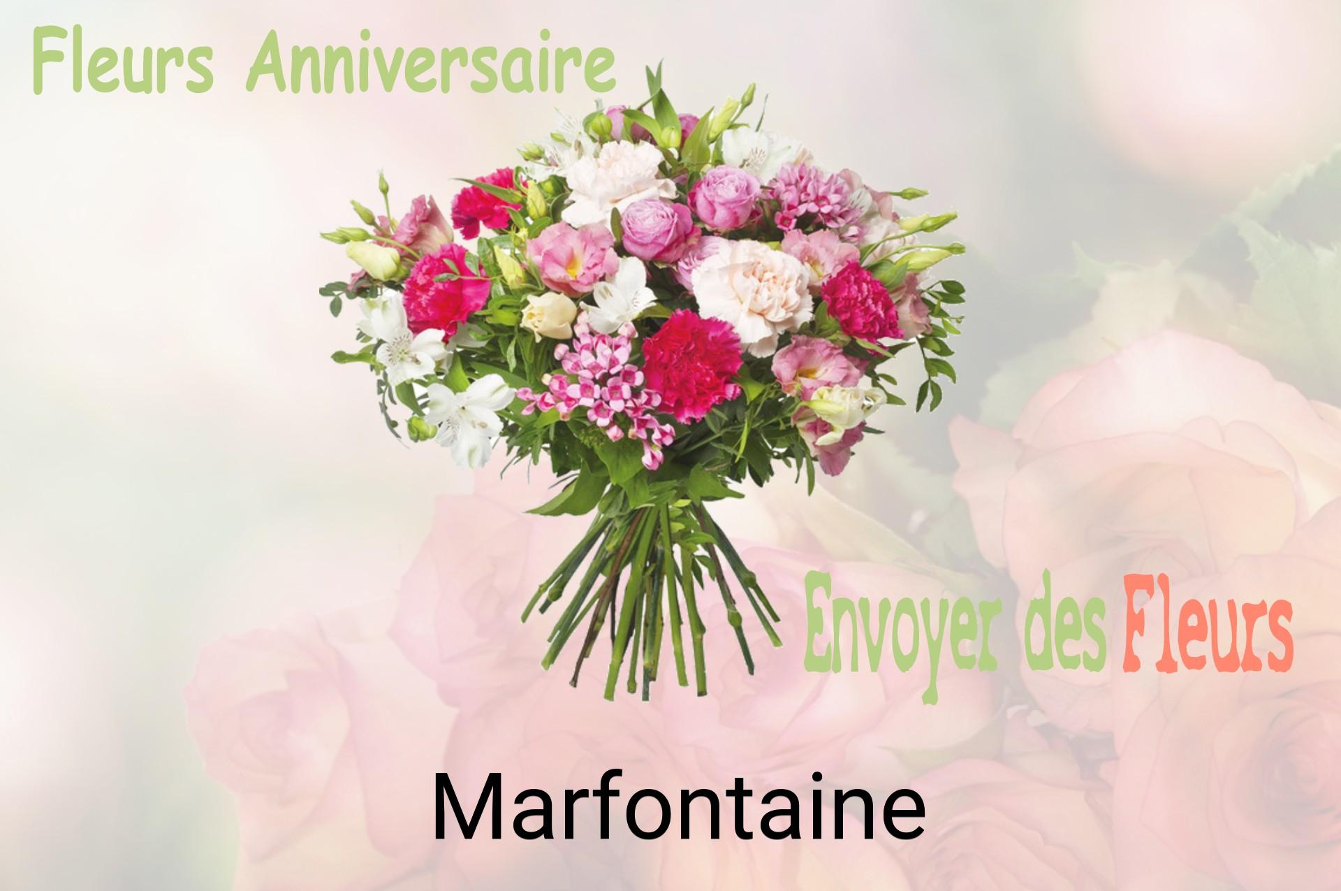 Bouquet de fleurs d’anniversaire livré à Marfontaine