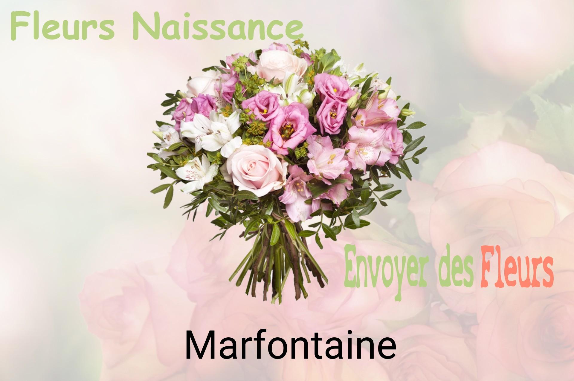 Bouquet de fleurs de naissance livré à Marfontaine