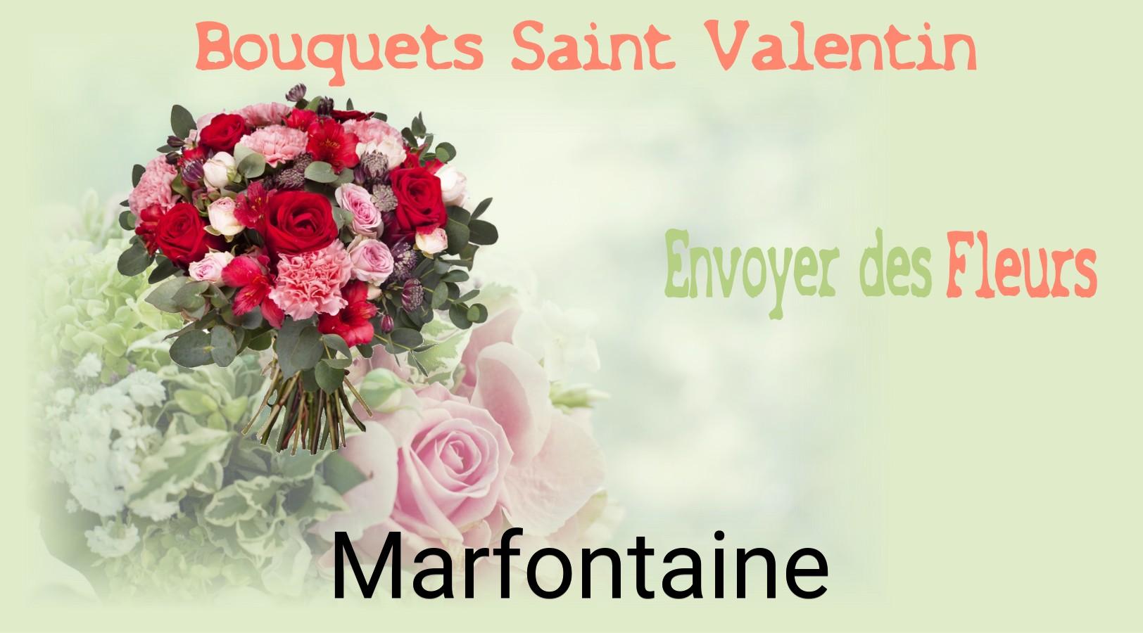 Roses de Saint-Valentin livrées à Marfontaine